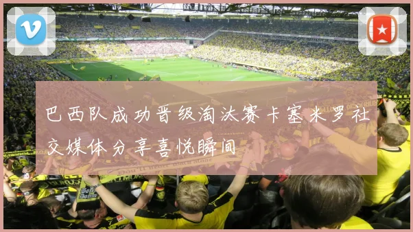 巴西队成功晋级淘汰赛卡塞米罗社交媒体分享喜悦瞬间